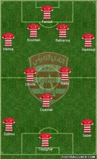 Club Africain Tunis Formation 2015