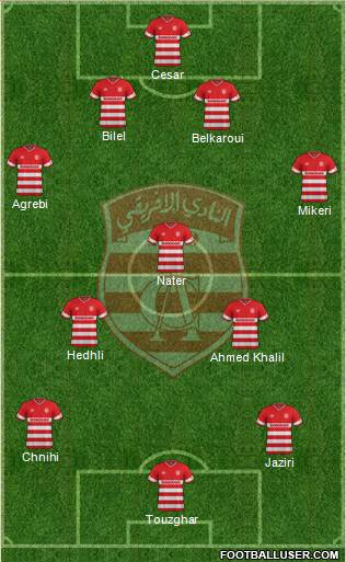 Club Africain Tunis Formation 2015