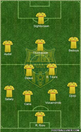 FC Nantes Formation 2015