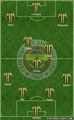 Fenerbahçe SK Formation 2015