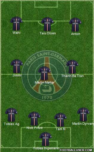 Paris Saint-Germain Formation 2015