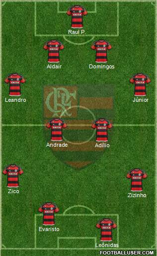 CR Flamengo Formation 2015