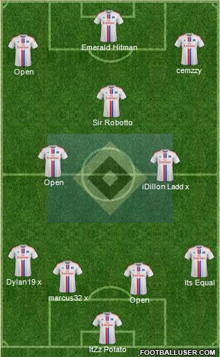 Hamburger SV Formation 2015