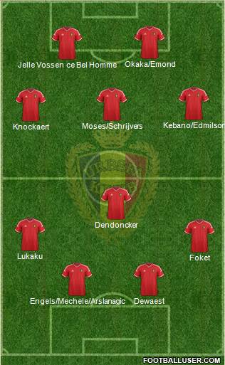 Belgium Formation 2015