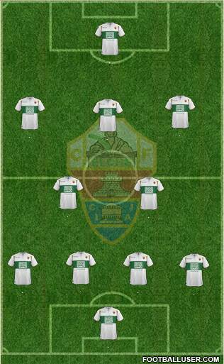 Elche C.F., S.A.D. Formation 2015