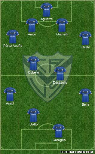 Vélez Sarsfield Formation 2015