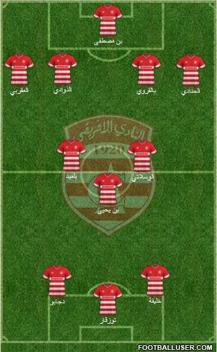 Club Africain Tunis Formation 2015