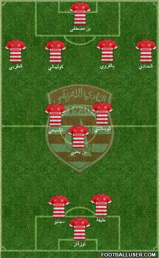 Club Africain Tunis Formation 2015