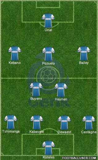 K Racing Club Genk Formation 2015
