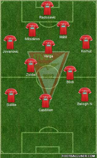 Debreceni VSC Formation 2015