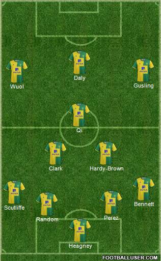 Norwich City Formation 2015
