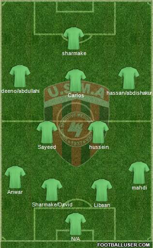 Union Sportive de la Médina d'Alger Formation 2015