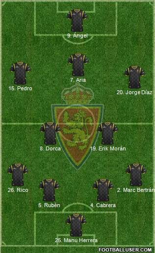 R. Zaragoza S.A.D. Formation 2015