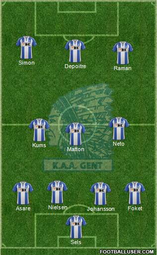 KAA Gent Formation 2015