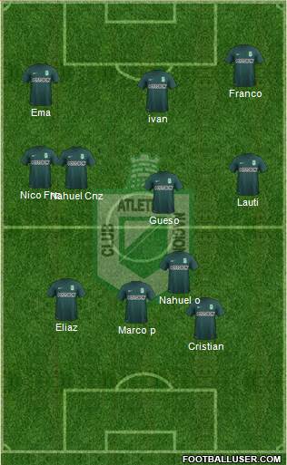 CDC Atlético Nacional Formation 2015