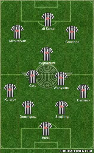 C Libertad Formation 2015