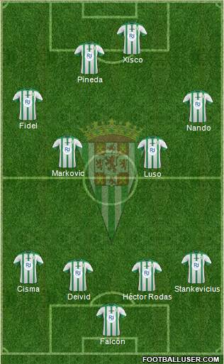 Córdoba C.F., S.A.D. Formation 2015