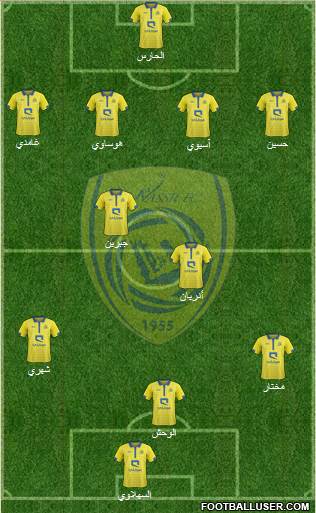Al-Nassr (KSA) Formation 2015