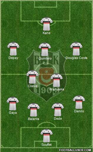 Besiktas JK Formation 2015