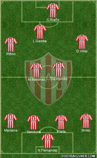 Unión de Santa Fe Formation 2015