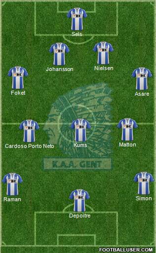 KAA Gent Formation 2015