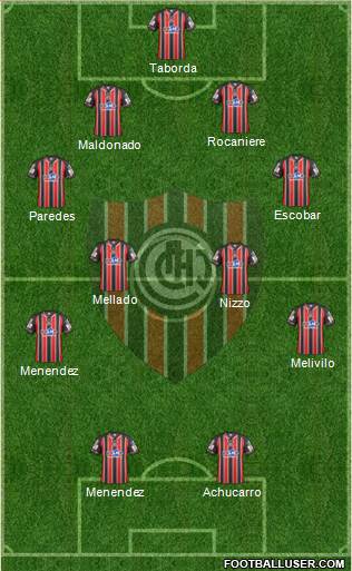 Chacarita Juniors Formation 2015