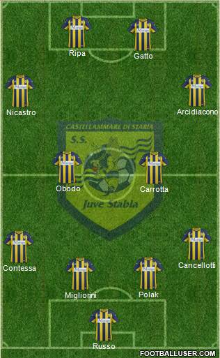 Juve Stabia Formation 2015