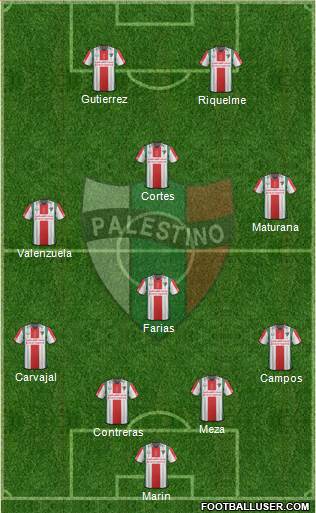 CD Palestino S.A.D.P. Formation 2015