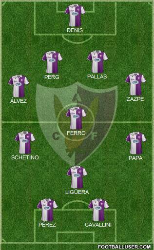Centro Atlético Fénix Formation 2015