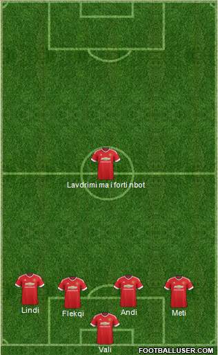 Manchester United Formation 2015