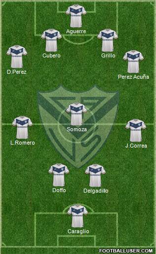 Vélez Sarsfield Formation 2015