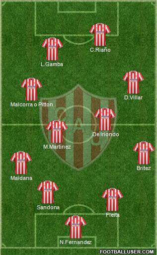 Unión de Santa Fe Formation 2015
