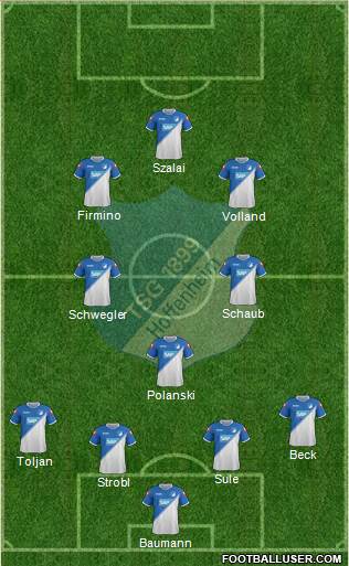 TSG 1899 Hoffenheim Formation 2015