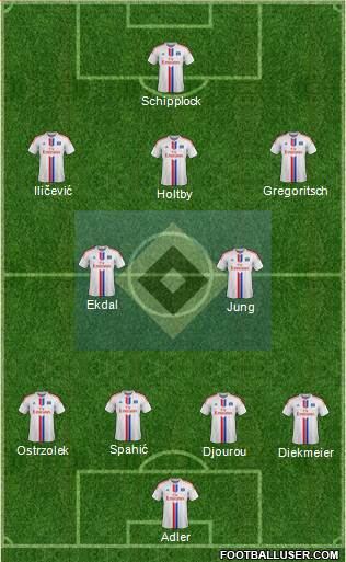 Hamburger SV Formation 2015
