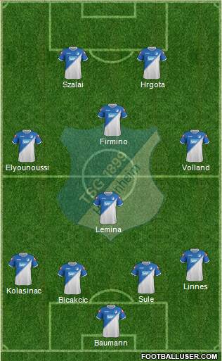 TSG 1899 Hoffenheim Formation 2015
