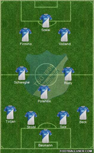TSG 1899 Hoffenheim Formation 2015