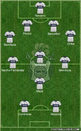 Gimnasia y Esgrima de La Plata Formation 2015
