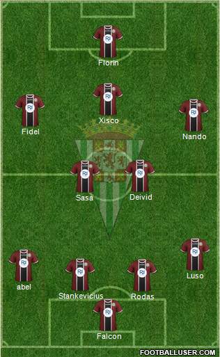 Córdoba C.F., S.A.D. Formation 2015