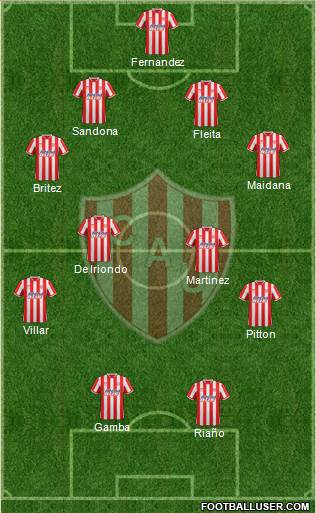 Unión de Santa Fe Formation 2015