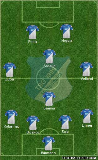 TSG 1899 Hoffenheim Formation 2015