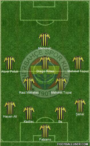 Fenerbahçe SK Formation 2015