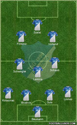 TSG 1899 Hoffenheim Formation 2015