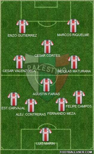 CD Palestino S.A.D.P. Formation 2015
