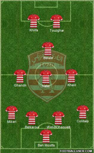 Club Africain Tunis Formation 2015