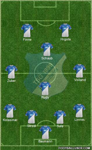 TSG 1899 Hoffenheim Formation 2015