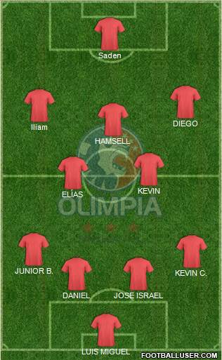 CD Olimpia Formation 2015