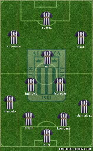 C Alianza Lima Formation 2015