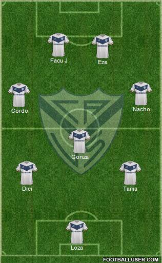 Vélez Sarsfield Formation 2015