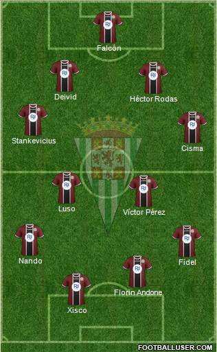 Córdoba C.F., S.A.D. Formation 2015
