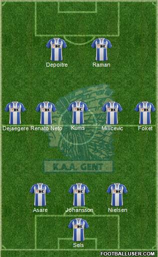 KAA Gent Formation 2015